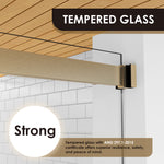 Load image into Gallery viewer, Marcelo 48&quot; W x 76&quot; H By Pass Frameless Shower Door with Clear Glass
