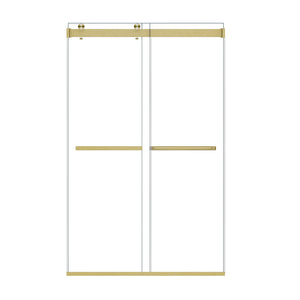 Marcelo 48" W x 76" H By Pass Frameless Shower Door with Clear Glass