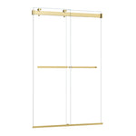 Load image into Gallery viewer, Marcelo 48&quot; W x 76&quot; H By Pass Frameless Shower Door with Clear Glass
