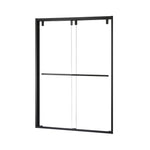 Load image into Gallery viewer, Caspar 60&quot; W x 76&quot; H By Pass Semi Frameless Shower Door with Clear Glass
