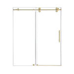 Load image into Gallery viewer, Lazaro 60&quot; W x 78&quot; H Single Sliding Frameless Shower Door with Clear Glass
