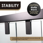 Load image into Gallery viewer, Caspar 60&quot; W x 58&quot; H By Pass Semi Frameless Tub Door with Clear Glass
