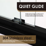 Load image into Gallery viewer, Caspar 60&quot; W x 58&quot; H By Pass Semi Frameless Tub Door with Clear Glass
