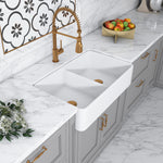 Load image into Gallery viewer, Triesta Ceramic 32&quot; Farmhouse Sink
