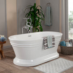Load image into Gallery viewer, Solace Freestanding Soaking Acrylic Bathtub
