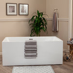 Load image into Gallery viewer, Persephone Freestanding Soaking Acrylic Bathtub
