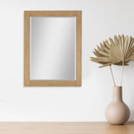 Load image into Gallery viewer, Ivy 28&quot; Rectangular Bathroom Wood Framed Wall Mirror
