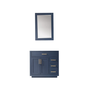 Ivy 36" Single Bathroom Vanity Cabinet Only