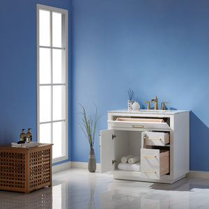 Ivy 36" Single Bathroom Vanity Cabinet Only