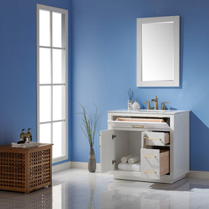 Ivy 36" Single Bathroom Vanity Cabinet Only