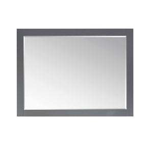 Ivy 48" Rectangular Bathroom Wood Framed Wall Mirror