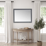 Load image into Gallery viewer, Ivy 48&quot; Rectangular Bathroom Wood Framed Wall Mirror
