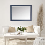 Load image into Gallery viewer, Ivy 48&quot; Rectangular Bathroom Wood Framed Wall Mirror
