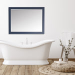 Load image into Gallery viewer, Ivy 48&quot; Rectangular Bathroom Wood Framed Wall Mirror
