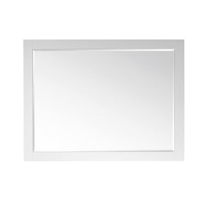 Ivy 48" Rectangular Bathroom Wood Framed Wall Mirror