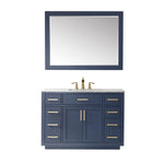 Load image into Gallery viewer, Ivy 48&quot; Single Bathroom Vanity Set with Carrara White Marble Countertop
