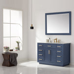 Load image into Gallery viewer, Ivy 48&quot; Single Bathroom Vanity Set with Carrara White Marble Countertop
