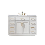 Load image into Gallery viewer, Ivy 48&quot; Single Bathroom Vanity Set with Carrara White Marble Countertop
