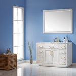 Load image into Gallery viewer, Ivy 48&quot; Single Bathroom Vanity Set with Carrara White Marble Countertop
