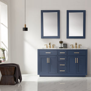 Ivy 60" Double Bathroom Vanity Cabinet Only