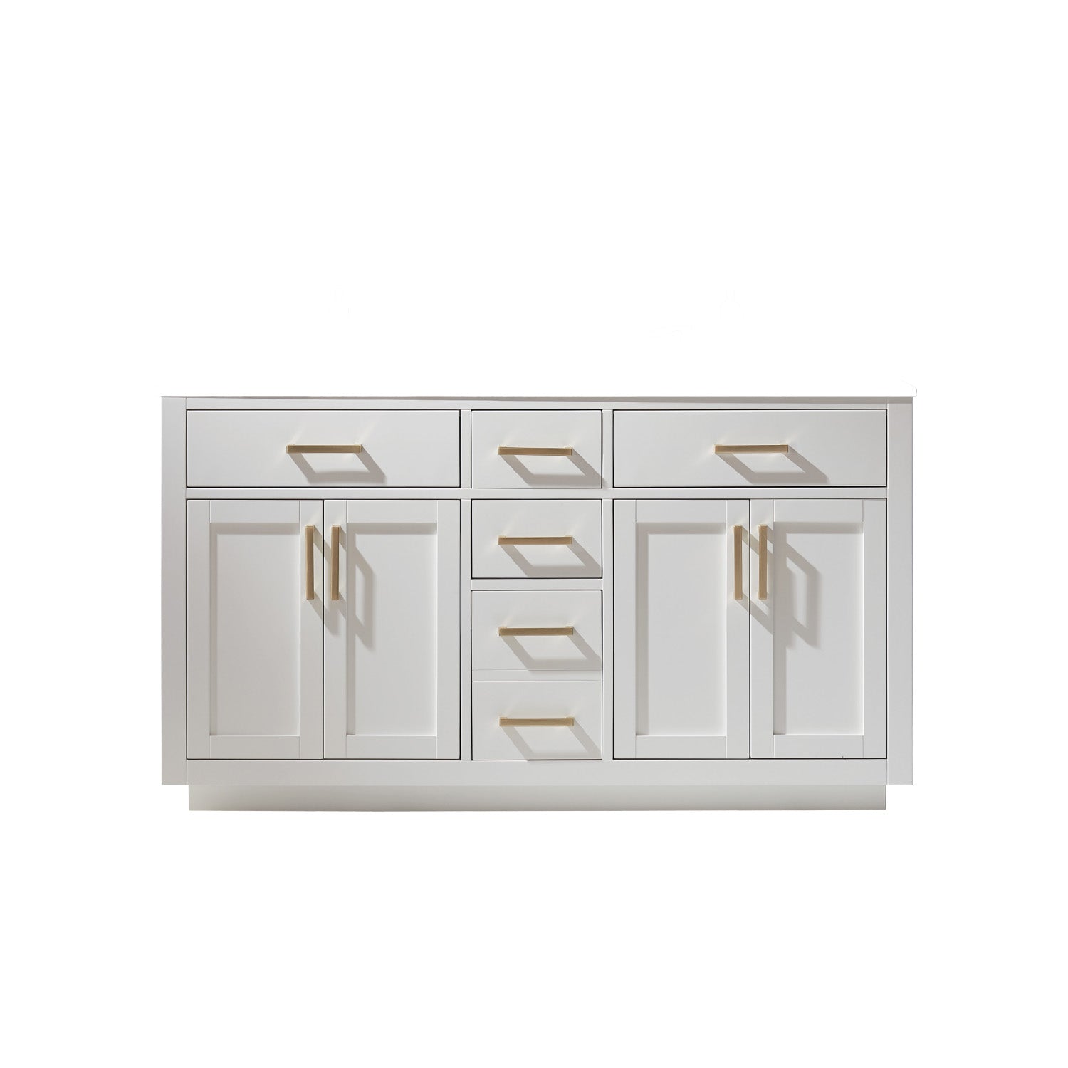 Ivy 60" Double Bathroom Vanity Cabinet Only
