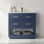Load image into Gallery viewer, Remi 36&quot; Single Bathroom Vanity Set in Marble Countertop
