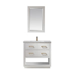 Load image into Gallery viewer, Remi 36&quot; Single Bathroom Vanity Set in Marble Countertop
