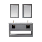 Load image into Gallery viewer, Remi 60&quot; Double Bathroom Vanity Set with Marble Countertop
