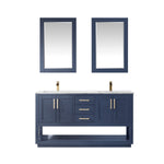 Load image into Gallery viewer, Remi 60&quot; Double Bathroom Vanity Set with Marble Countertop
