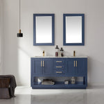 Load image into Gallery viewer, Remi 60&quot; Double Bathroom Vanity Set with Marble Countertop
