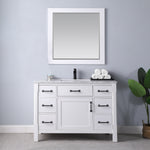 Load image into Gallery viewer, Maribella 48&quot; Single Bathroom Vanity Set with Carrara White Marble Countertop
