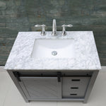 Load image into Gallery viewer, Kinsley 36&quot; Single Bathroom Vanity Set with Carrara White Marble Countertop
