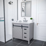 Load image into Gallery viewer, Kinsley 36&quot; Single Bathroom Vanity Set with Carrara White Marble Countertop
