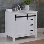 Load image into Gallery viewer, Kinsley 36&quot; Single Bathroom Vanity Set with Carrara White Marble Countertop
