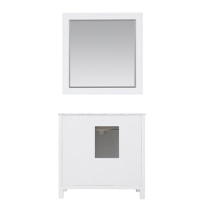 Kinsley 36" Single Bathroom Vanity Set with Carrara White Marble Countertop