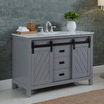 Load image into Gallery viewer, Kinsley 48&quot; Single Bathroom Vanity Set with Carrara White Marble Countertop
