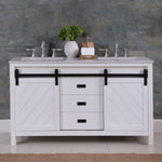 Load image into Gallery viewer, Kinsley 60&quot; Double Bathroom Vanity Set with Carrara White Marble Countertop
