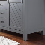 Load image into Gallery viewer, Kinsley 60&quot; Single Bathroom Vanity Set with Aosta White Marble Countertop
