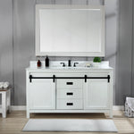 Load image into Gallery viewer, Kinsley 60&quot; Single Bathroom Vanity Set with Aosta White Marble Countertop
