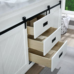 Load image into Gallery viewer, Kinsley 60&quot; Single Bathroom Vanity Set with Aosta White Marble Countertop
