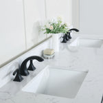 Load image into Gallery viewer, Kinsley 72&quot; Double Bathroom Vanity Set with Aosta White Marble Countertop

