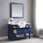 Load image into Gallery viewer, Georgia 48&quot; Single Bathroom Vanity with White Farmhouse Basin
