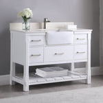 Load image into Gallery viewer, Georgia 48&quot; Single Bathroom Vanity with White Farmhouse Basin

