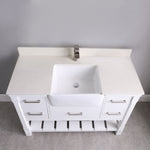 Load image into Gallery viewer, Georgia 48&quot; Single Bathroom Vanity with White Farmhouse Basin
