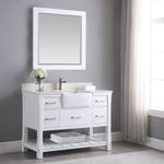 Load image into Gallery viewer, Georgia 48&quot; Single Bathroom Vanity with White Farmhouse Basin
