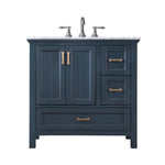 Load image into Gallery viewer, Isla 36&quot; Single Bathroom Vanity Set with Carrara White Marble Countertop
