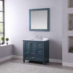 Load image into Gallery viewer, Isla 36&quot; Single Bathroom Vanity Set with Carrara White Marble Countertop
