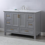 Load image into Gallery viewer, Isla 48&quot; Single Bathroom Vanity Set with Carrara White Marble Countertop
