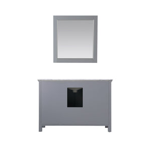 Isla 48" Single Bathroom Vanity Set with Carrara White Marble Countertop