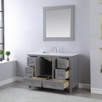 Load image into Gallery viewer, Isla 48&quot; Single Bathroom Vanity Set with Carrara White Marble Countertop
